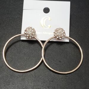 Charming Charlie rose gold tone earrings